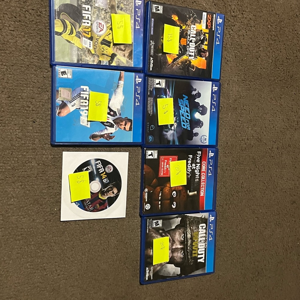 7 PS4 GAMES